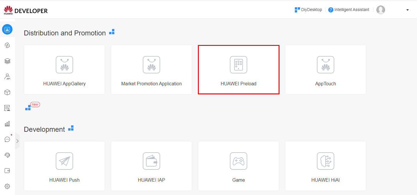 Operation Guide for HUAWEI Preload - HUAWEI Developers