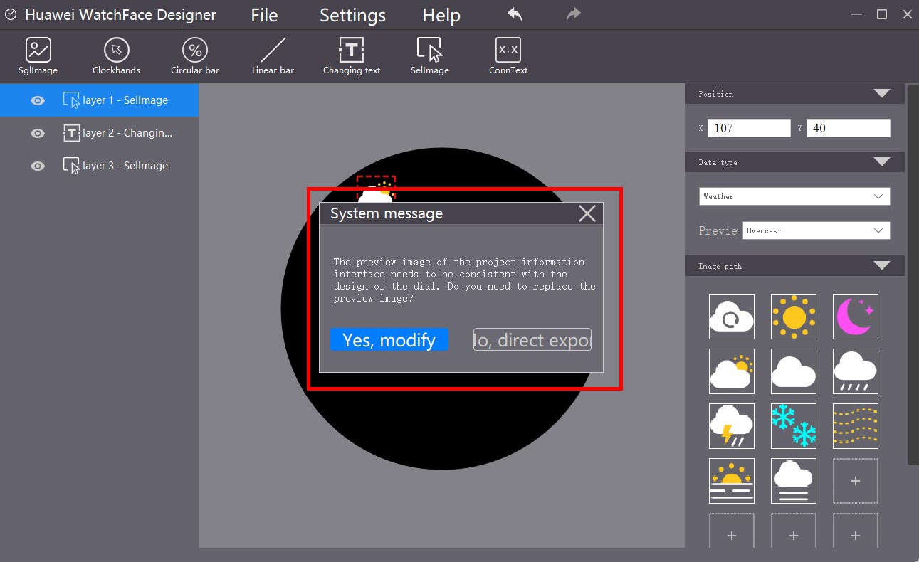 Huawei watch clearance face maker software