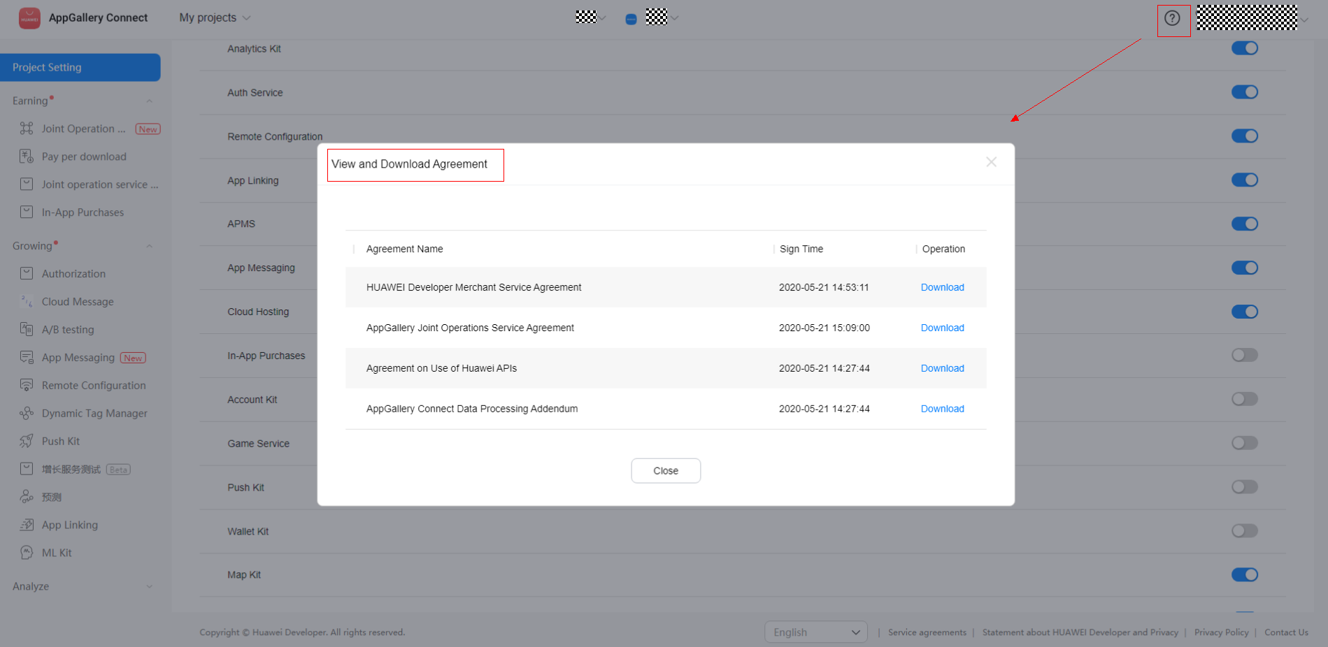AppGallery Connect Agreement Signing Guide -AppGallery Connect ...