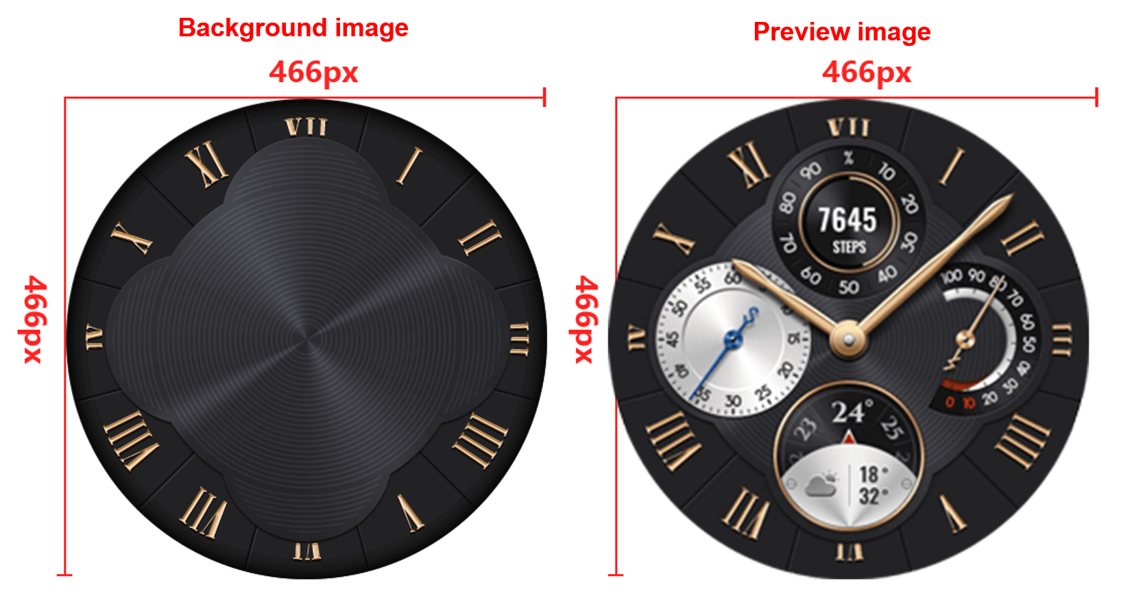 Specifications for Conversion from GT Series Watch Faces to WATCH Series Watch  Faces-Smart Watch-Watch Face Themes-Development Guide-HUAWEI Themes |  HUAWEI Developers