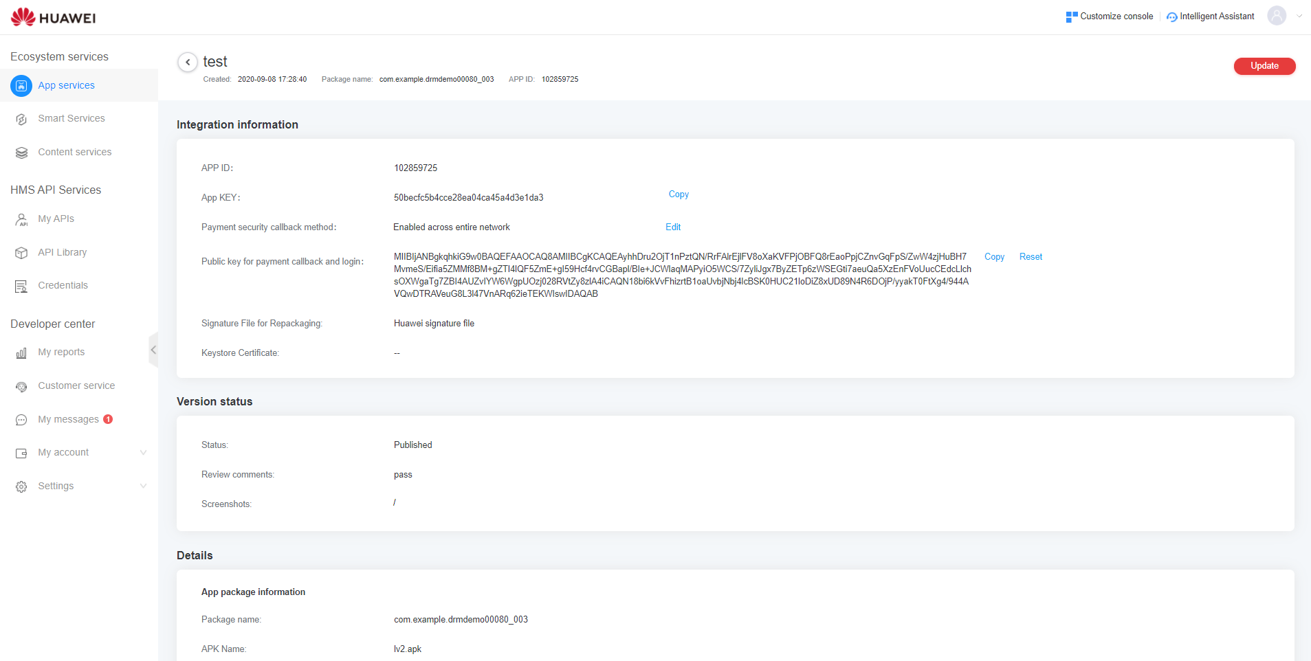 Huawei Software Used Document
