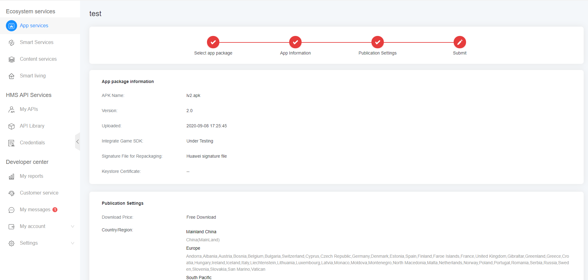 Huawei Software Used Document