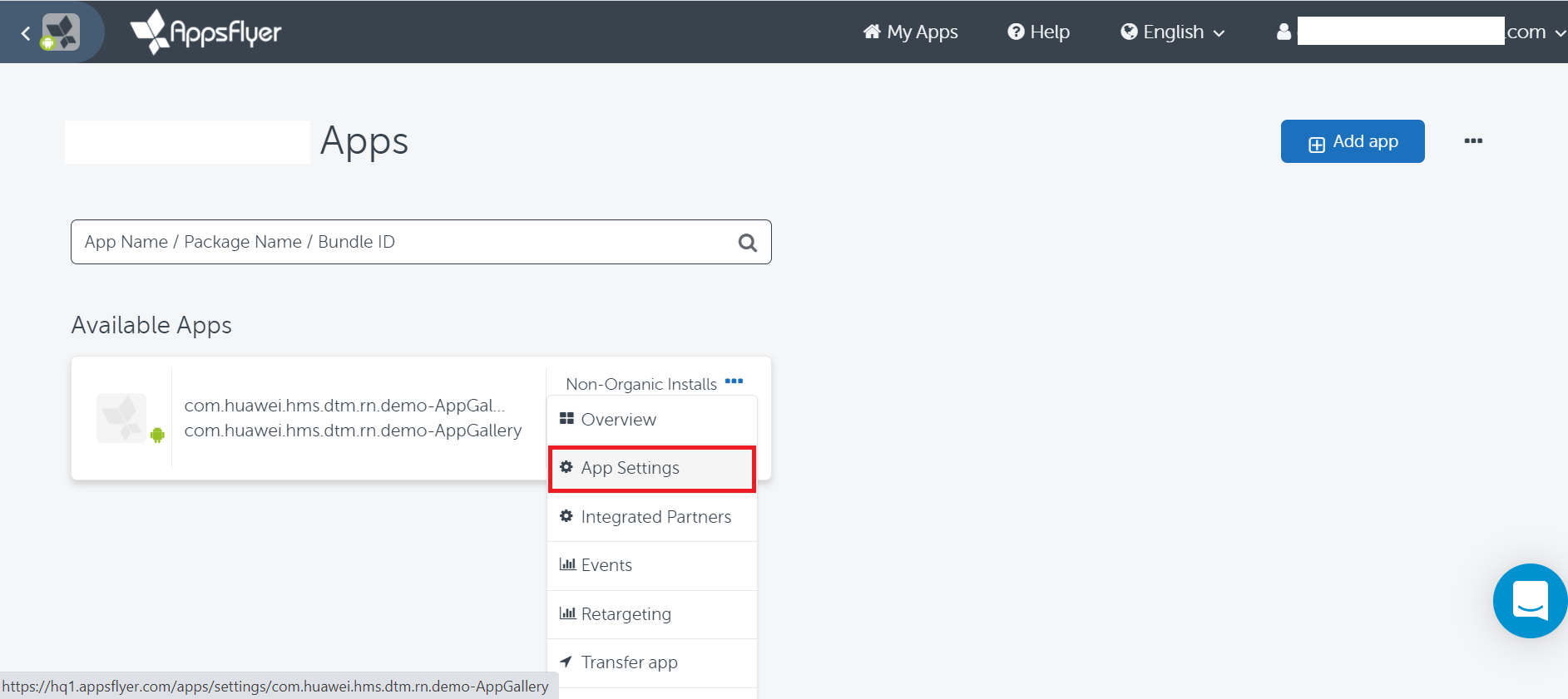 Using AppsFlyer Client Development App Development React Native Dynamic Tag Manager HUAWEI Developers