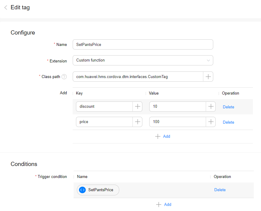 Ionic Sample Code-Dynamic Tag Manager - HUAWEI Developers