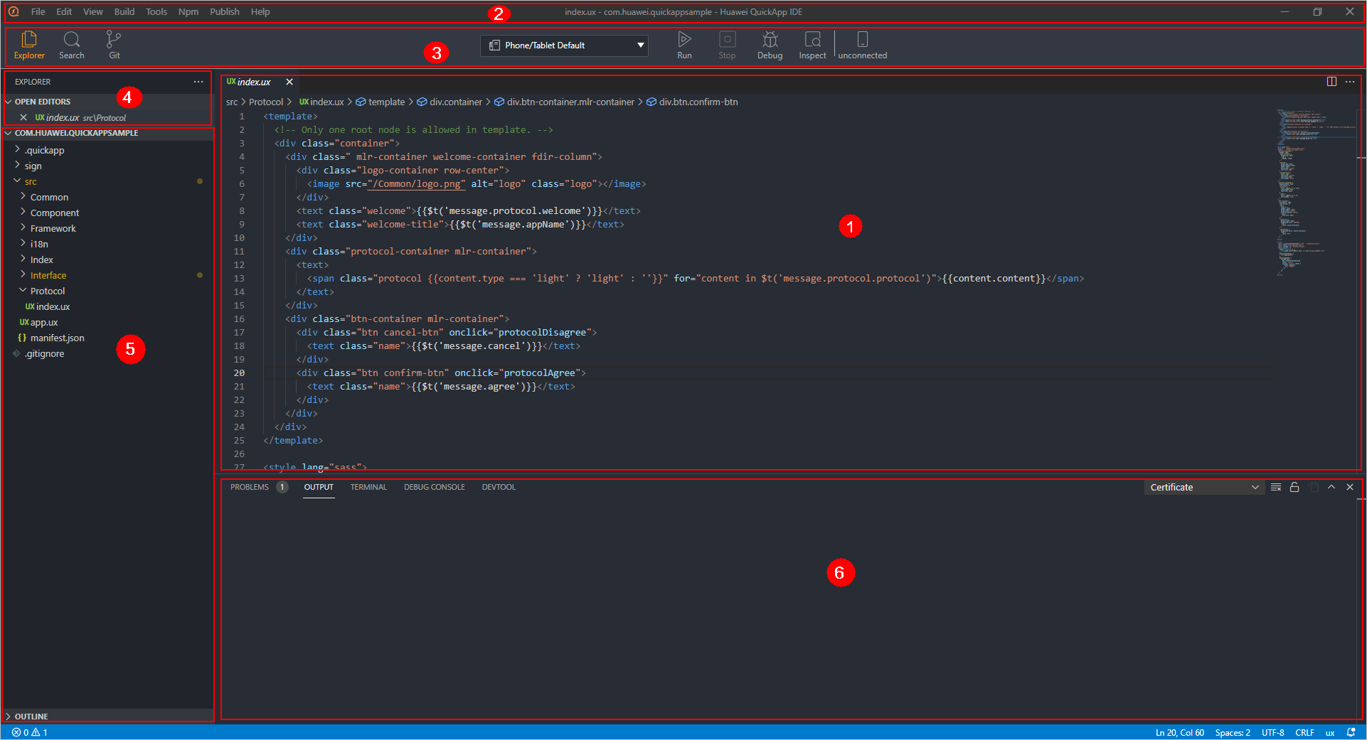 Quick App Ide Home Page-UI-HUAWEI Quick App IDE Operation Guide-Quick App IDE ...