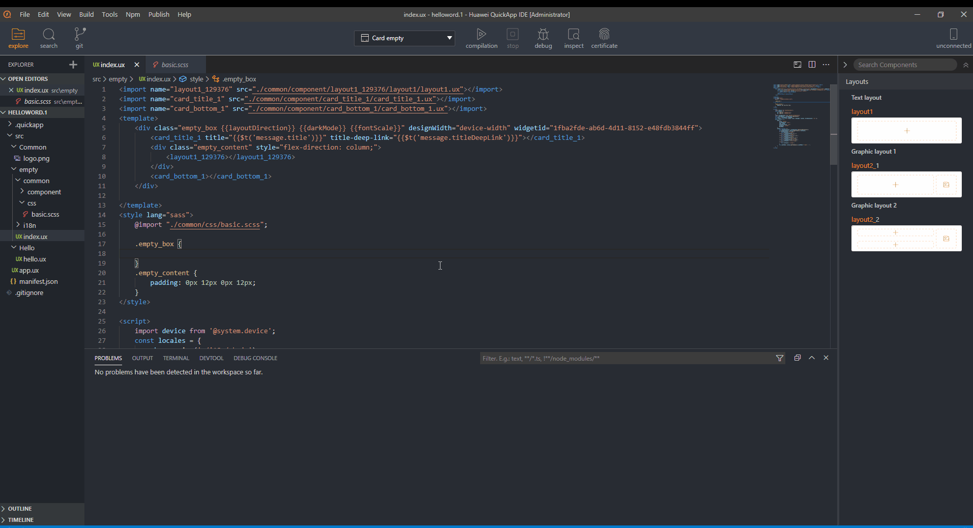 Card-Enriching App Content-Developing a Quick App-HUAWEI Quick App IDE ...