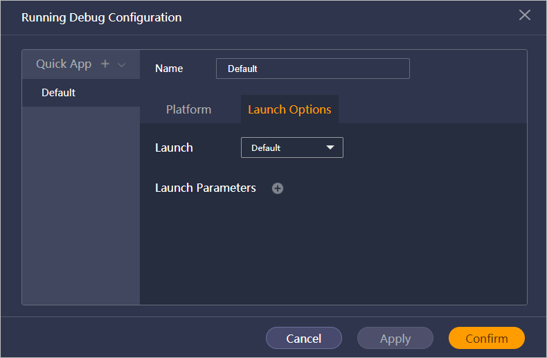Quick App Ide Setting Page Startup Parameters-Setting Debugging Parameters-Debugging ...