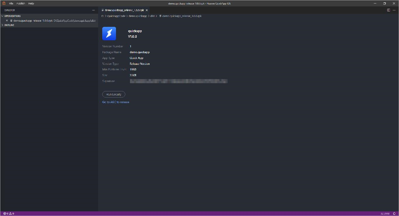 Quick App Ide RPK-Development Assistance-HUAWEI Quick App IDE Operation Guide-Quick ...