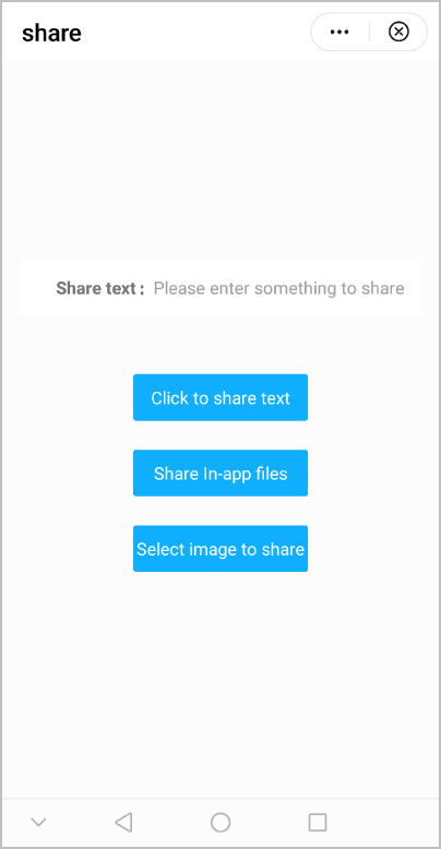 Sharing-UI Interaction-API-Quick App - HUAWEI Developers