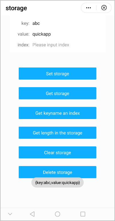 Data Storage-Files and Data-API-Quick App - HUAWEI Developers