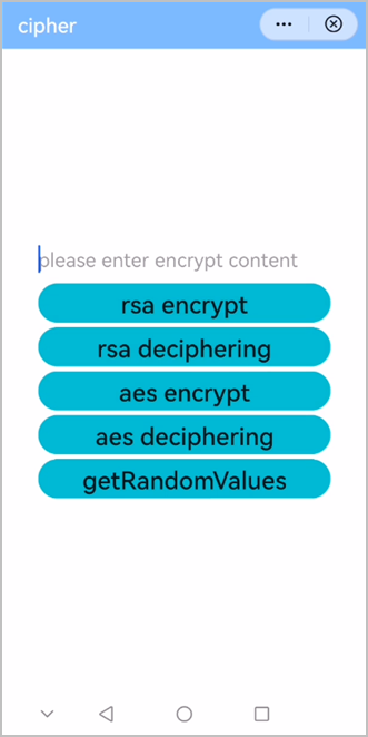 Cryptographic Algorithm-Security-API-Quick App - HUAWEI Developers