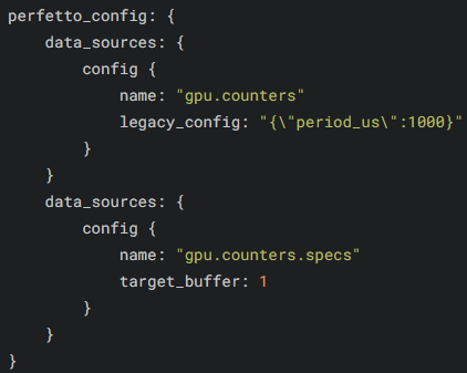 GPU Counters-GPU-Trace Data Sources-Graphics Profiler Instructions ...