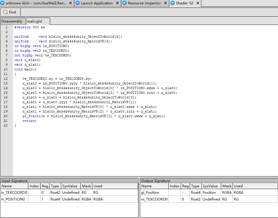Shader Viewer-UI Elements-Frame Profiler Usage-Graphics Profiler ...