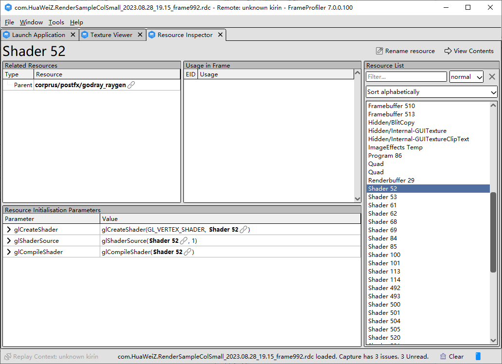 Viewing And Debugging Resources Tutorial Frame Profiler Usage Graphics viewing-and-debugging-resources-tutorial-frame-profiler-usage-graphics