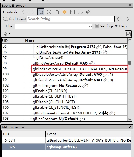 EGL External Texture-Extension-Frame Profiler Usage-Graphics Profiler ...