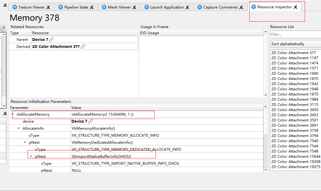 Vulkan Nativebuffer-Extension-Frame Profiler Usage-Graphics Profiler ...