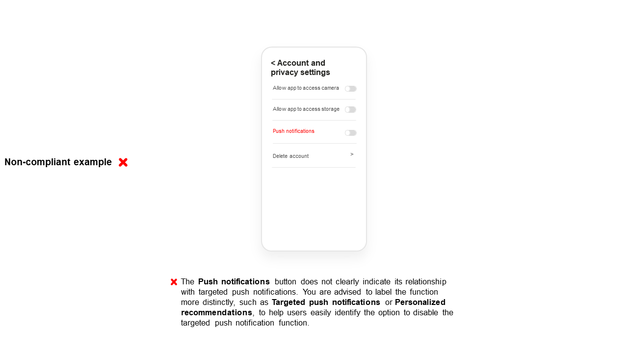 IV. Targeted Push Notifications-Common Issues Regarding Personal ...