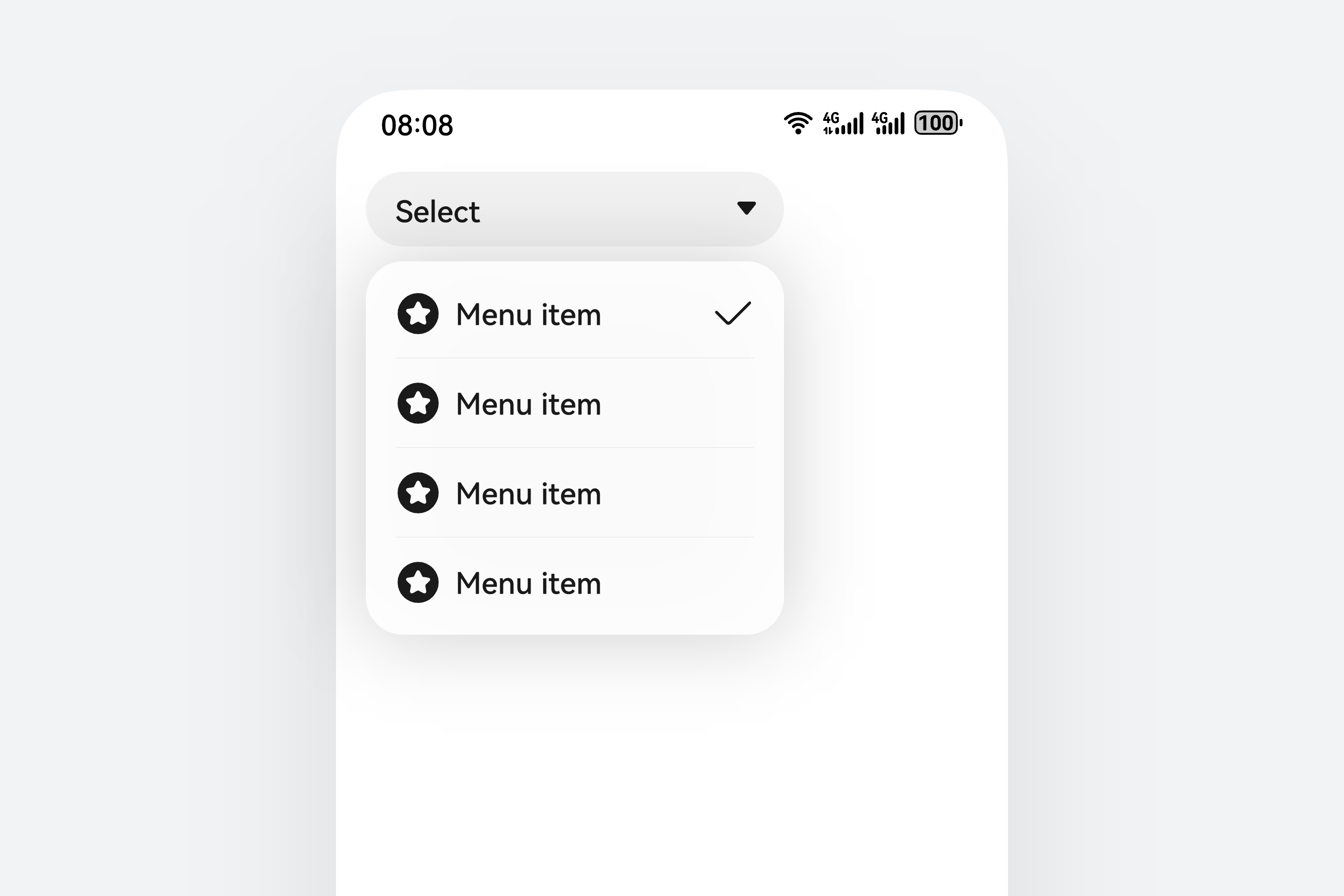 下拉按钮-操作类-控件 - 华为HarmonyOS开发者