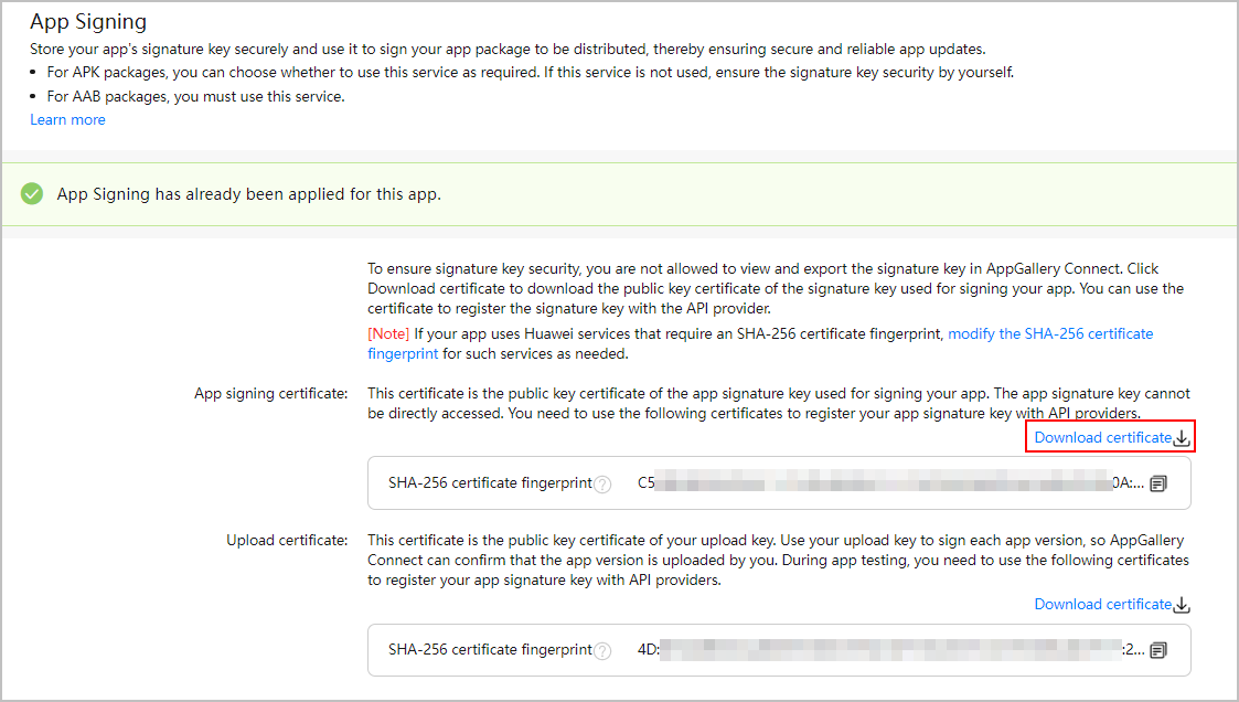FAQs-App Signing - HUAWEI Developers