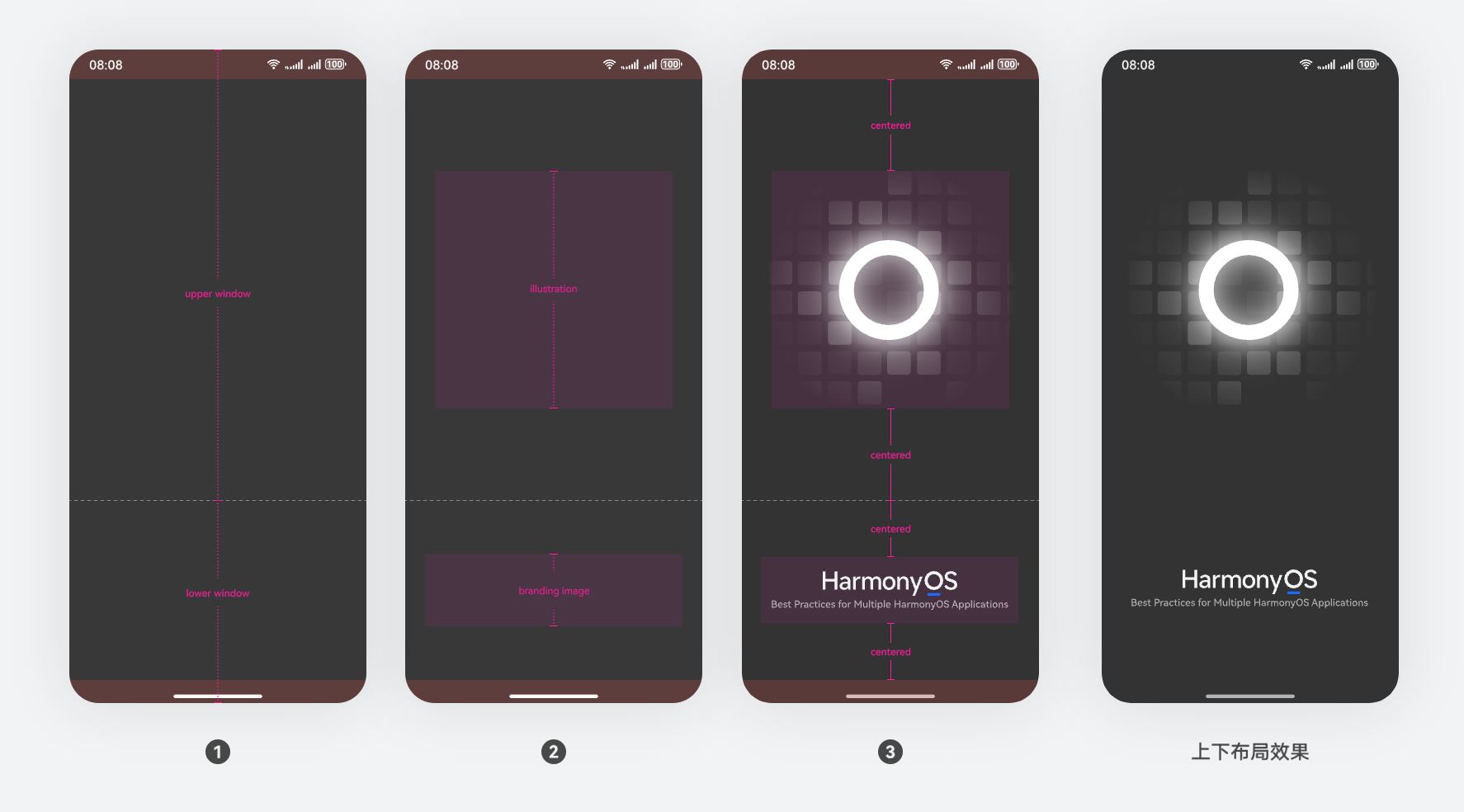 上下布局类启动页示例