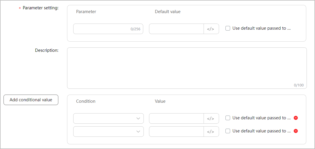 Parameter Card List Setting Parameter Values in Remote Configuration-Web-Remote ...