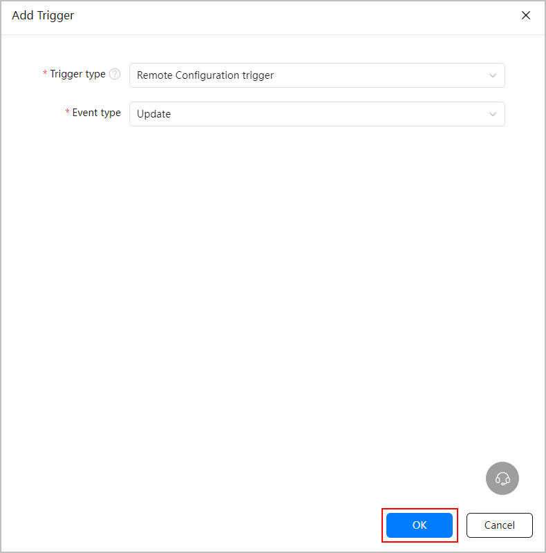 Remote Configuration Trigger-Managing Triggers-Cloud Functions - HUAWEI ...