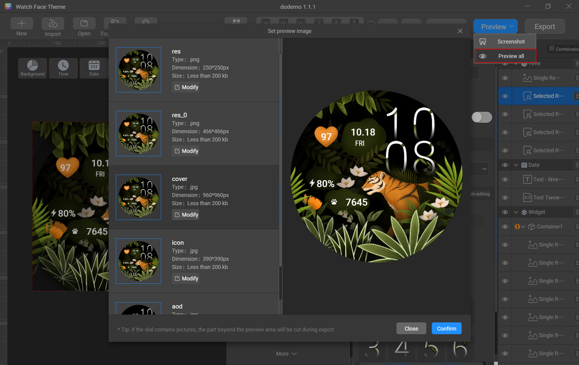 Watch Face Creation-Creation-Theme Studio User Guide-Watch Face Themes ...