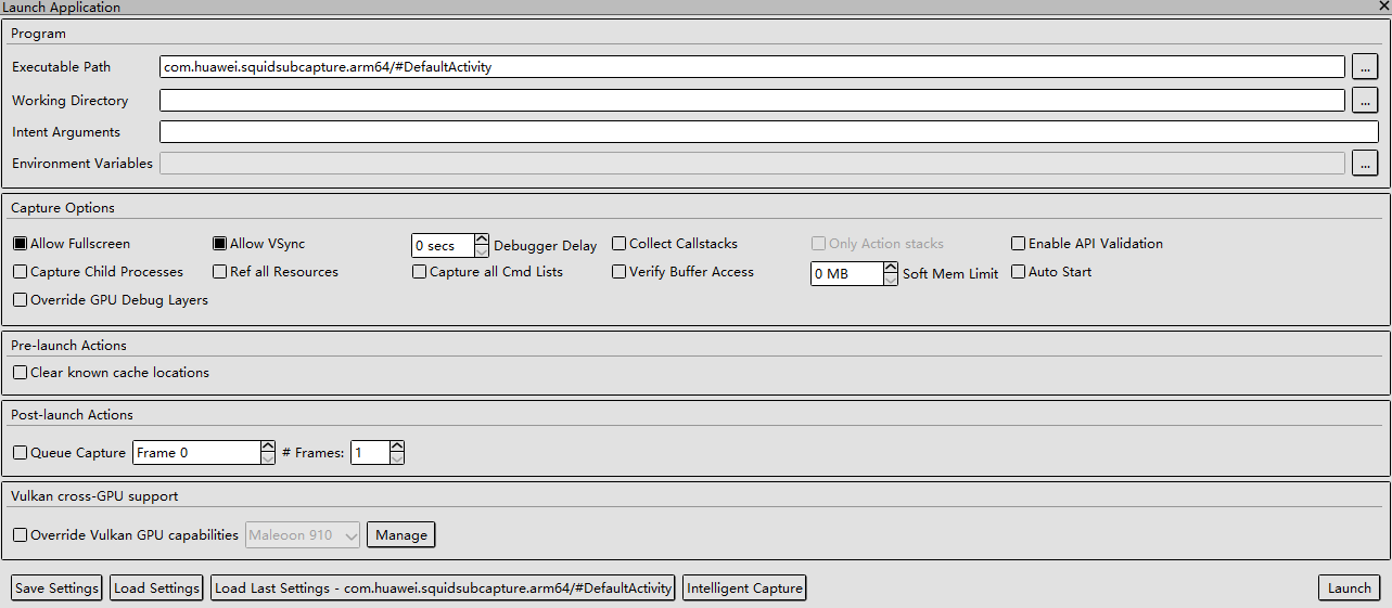 Frame Capture-UI Elements-Frame Profiler Usage-Graphics Profiler ...