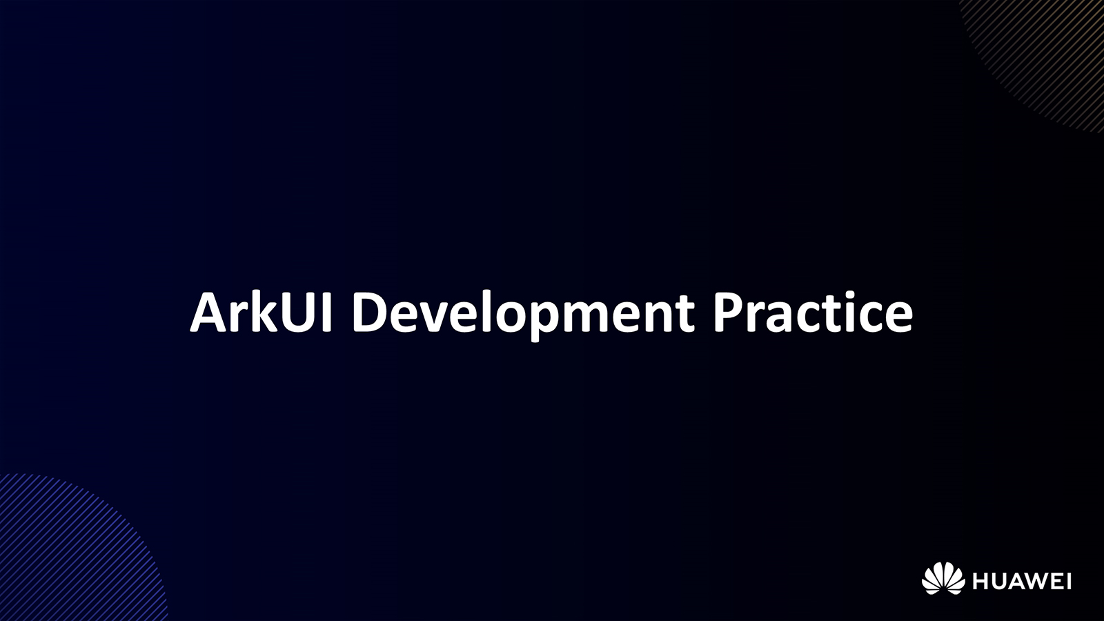 ArkUI Development Practice (HarmonyOS World)