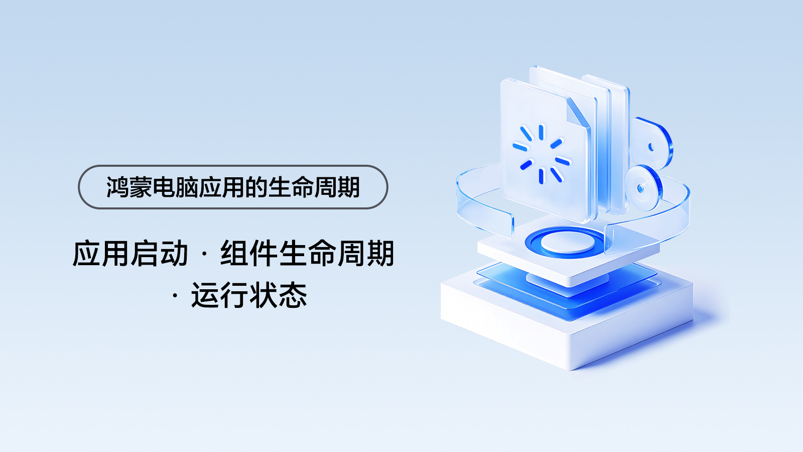 应用启动 · 组件生命周期 · 运行状态