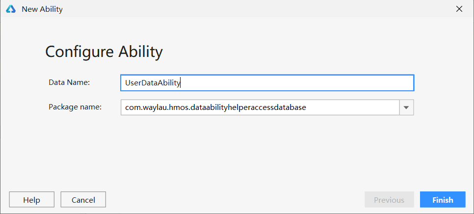 创建DataAbility