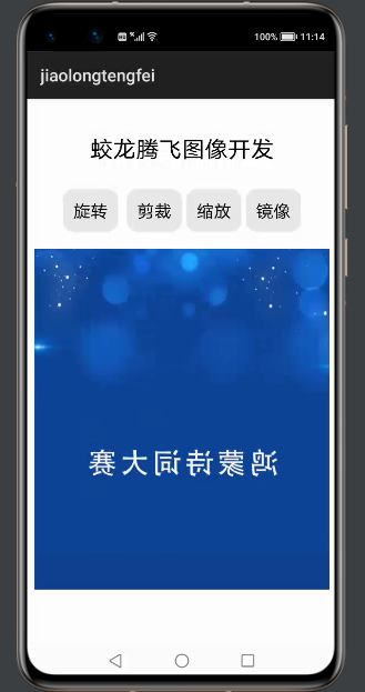 点击“镜像”