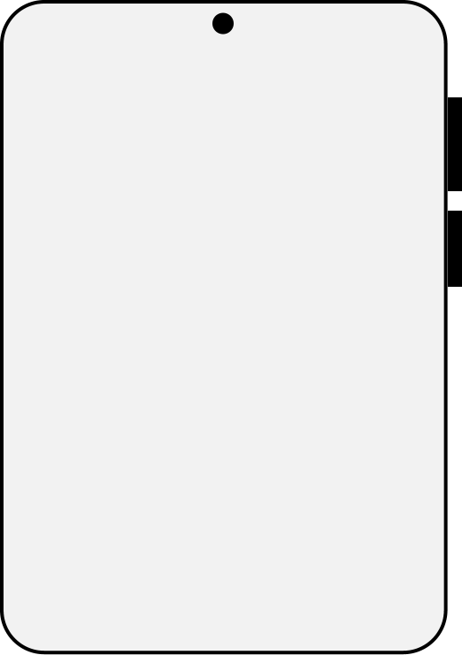 折叠态显示方向 0度
